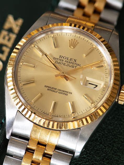 rolex vintage 1986|1986 rolex datejust 16013.